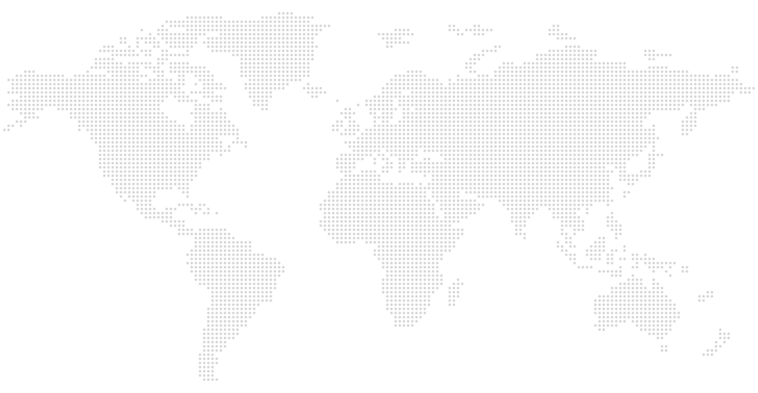 Aufgerollte graue Weltkarte die gepunktet ist